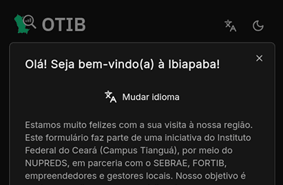 Preview of OTIB form